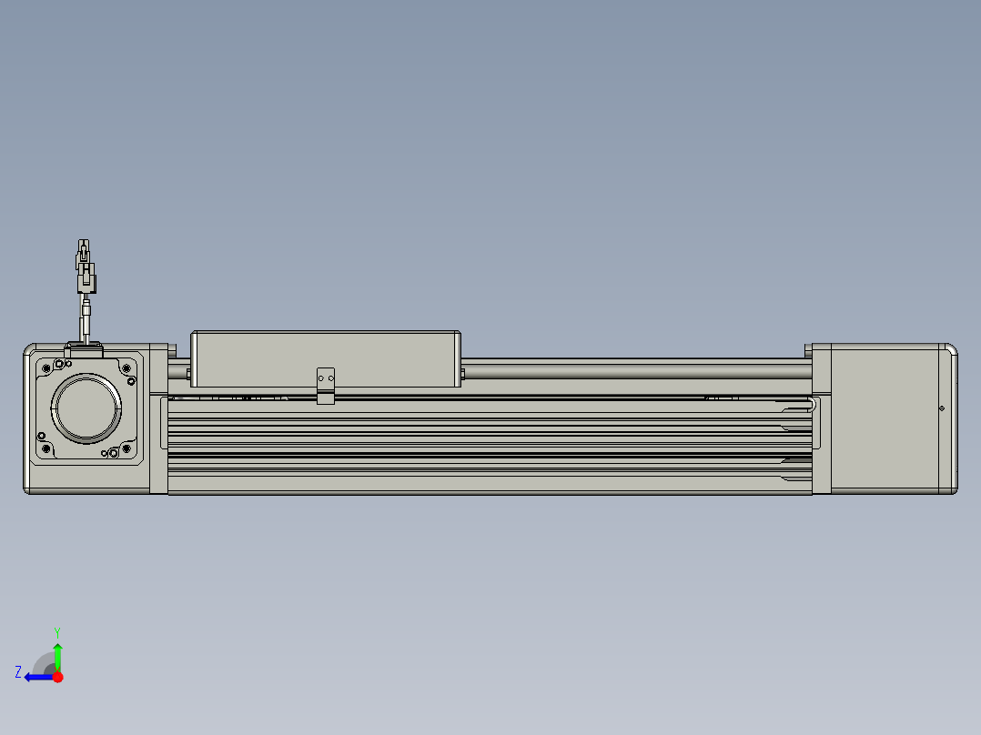 威洛博直线电机模组EB16-L208-S250-L-ZP75-MS3-5K右视图