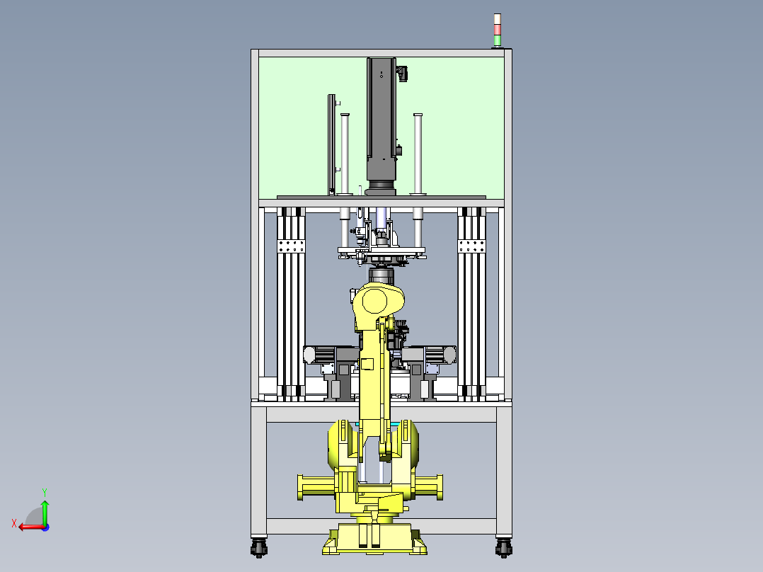 汽车电机定子与转子自动组转机sw18后视图