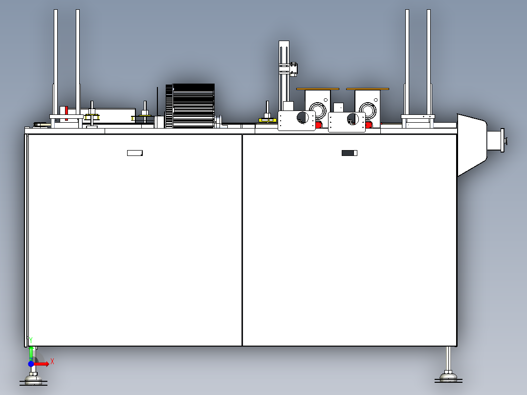 零件装配台step前视图