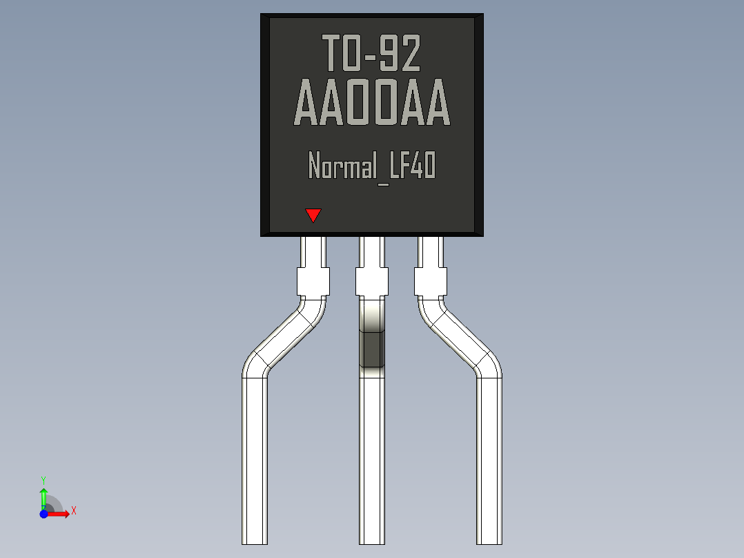TO-92_Normal_LF40_rev1.1前视图