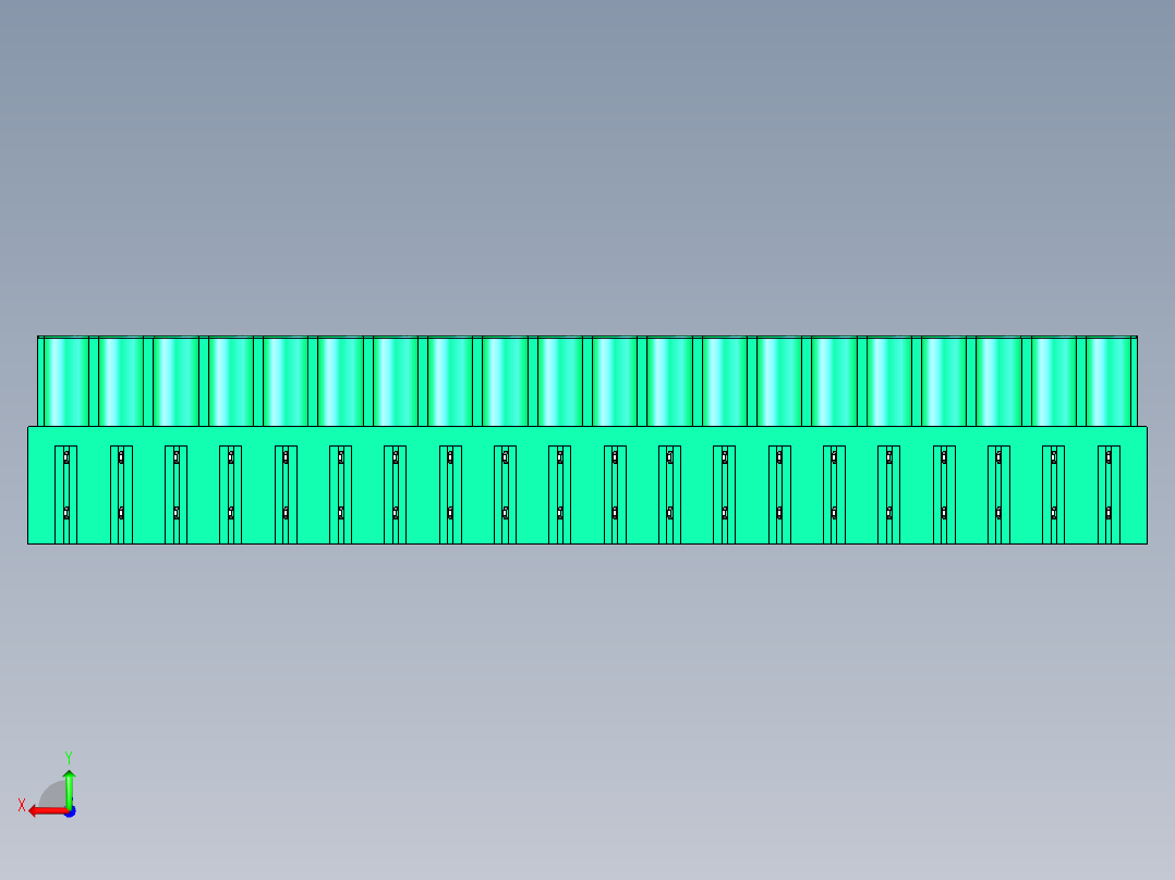 DEGSON 2EDG 系列 5.0mm 可插拔接线端子组-2EDGA-5.0-20P-14-00AH后视图