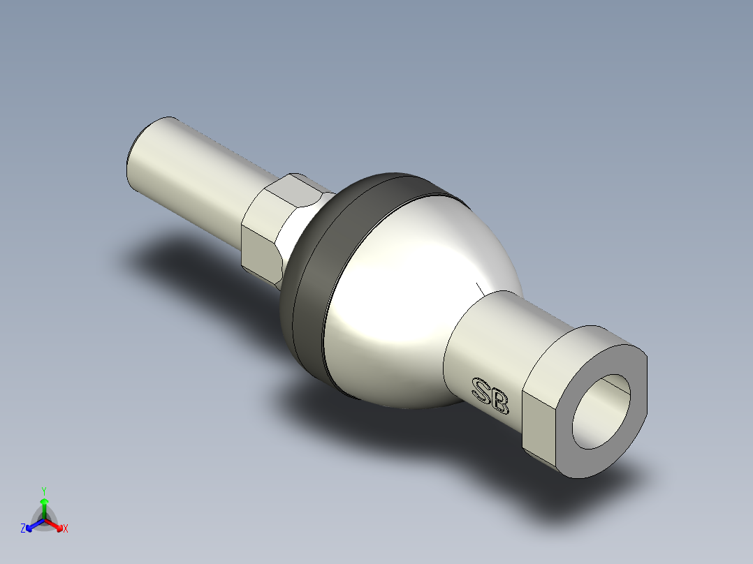 端桿軸承(鋼珠連結型)YBIB,YBIBL-3D多系列多零件图纸模型