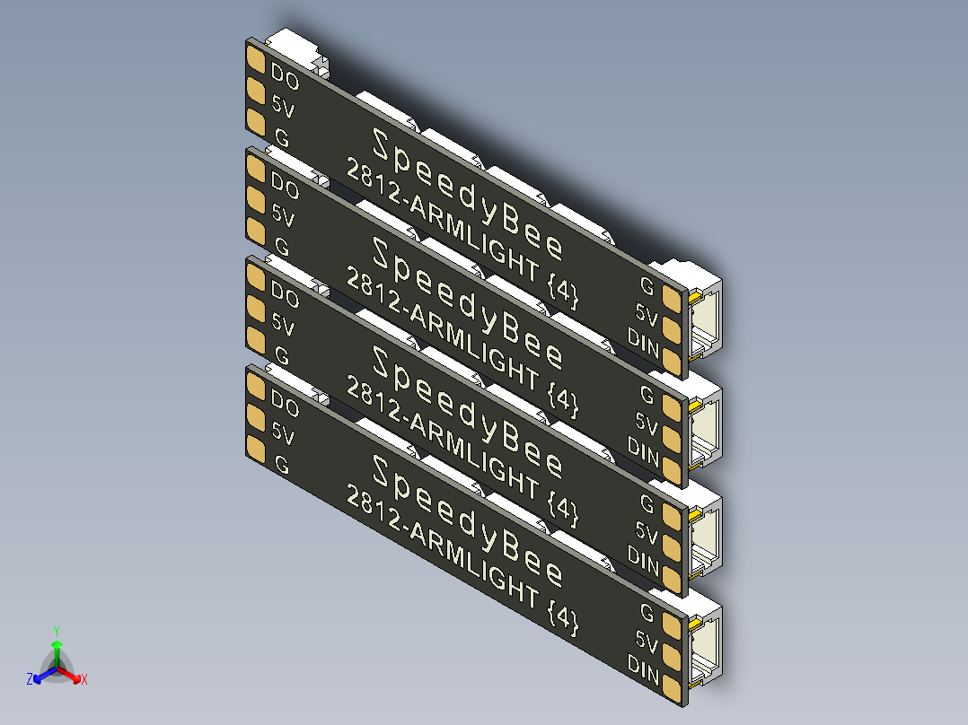 灯带正等轴测图
