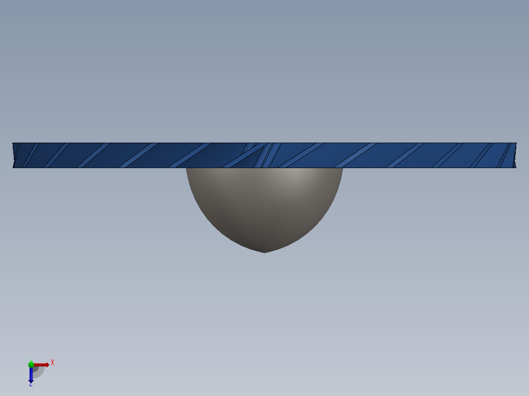 涡轮风扇俯视图