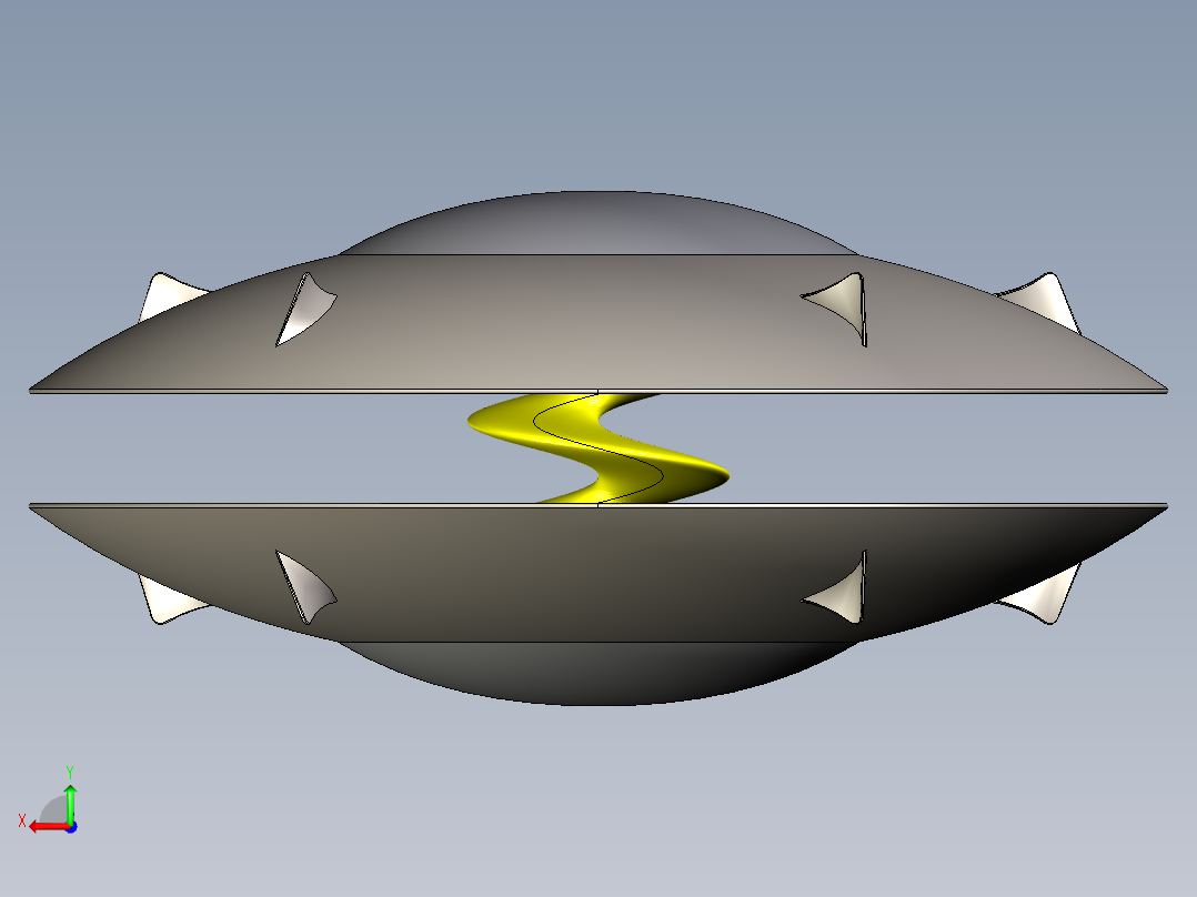 外星飞船16后视图