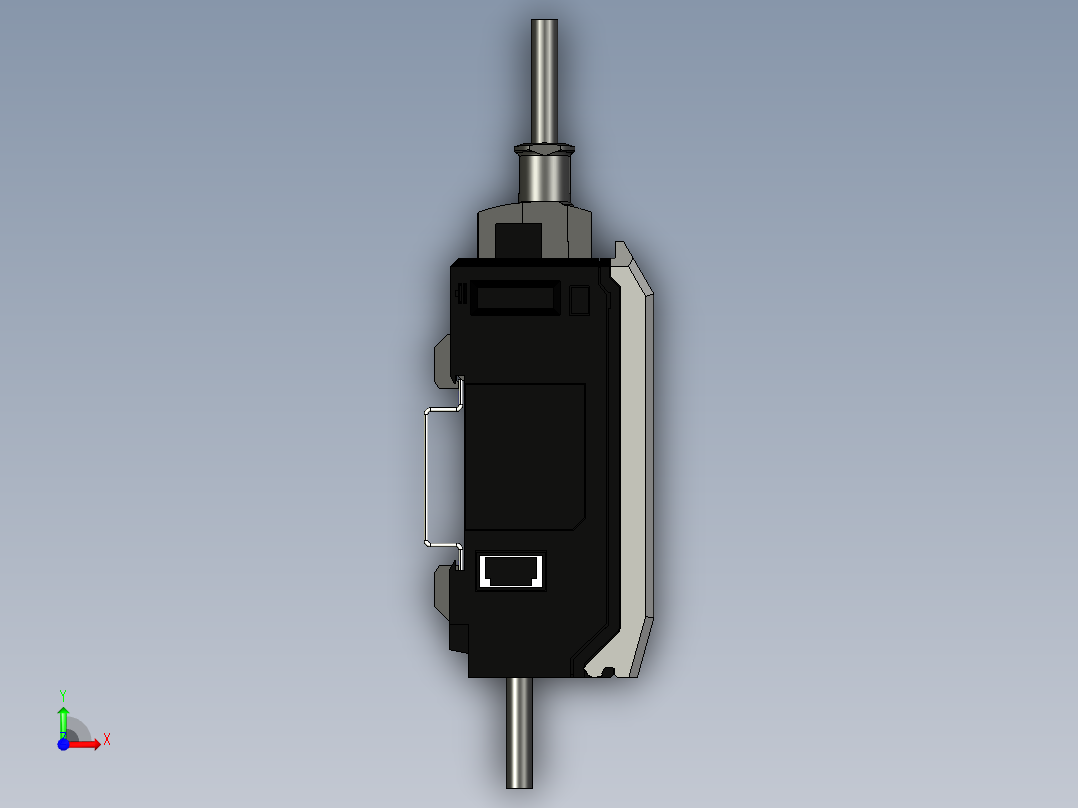 基恩士GT2-72N_72P_kc图纸模型前视图