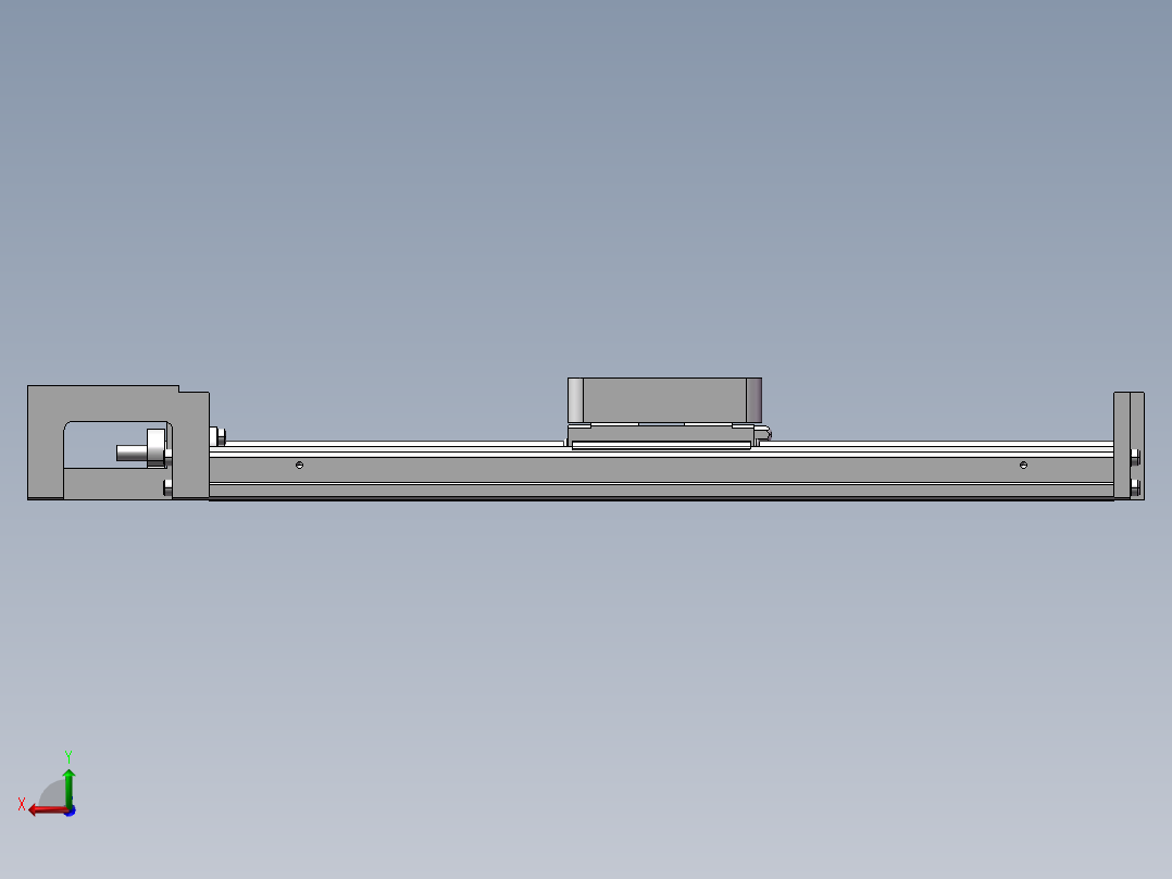 利路直线模组_HKK5002C-300A1-F0后视图