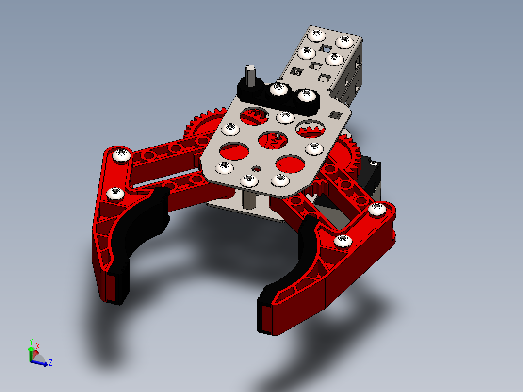 可以3D打印的<span style='color: red'>机器人</span>抓手末端执行器