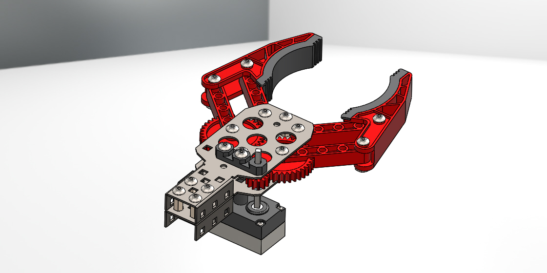 可以3D打印的机器人抓手末端执行器