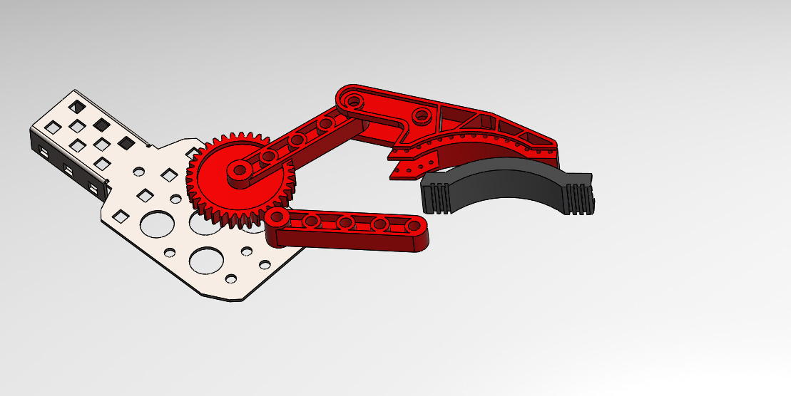 可以3D打印的机器人抓手末端执行器