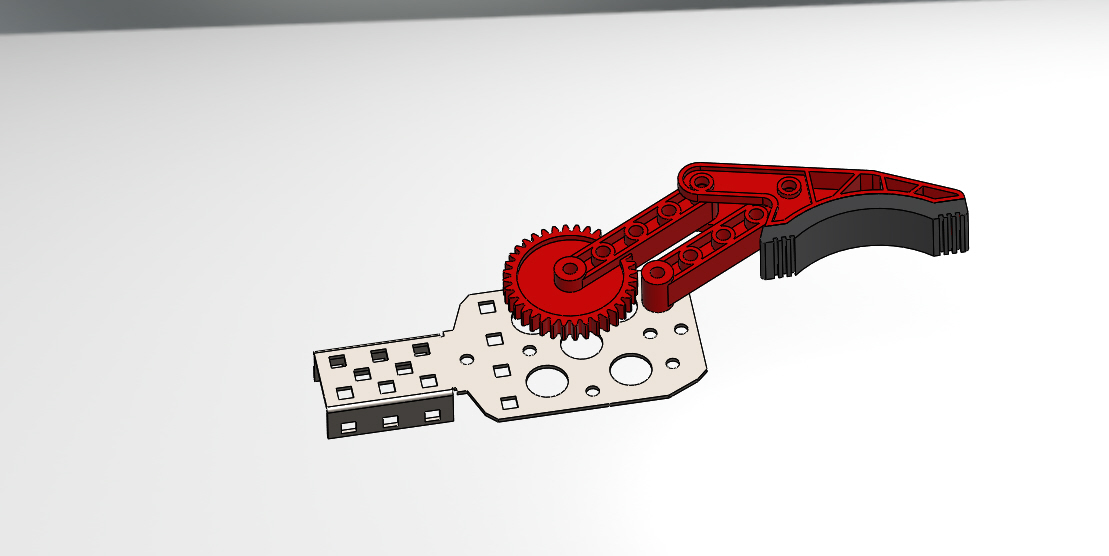 可以3D打印的机器人抓手末端执行器