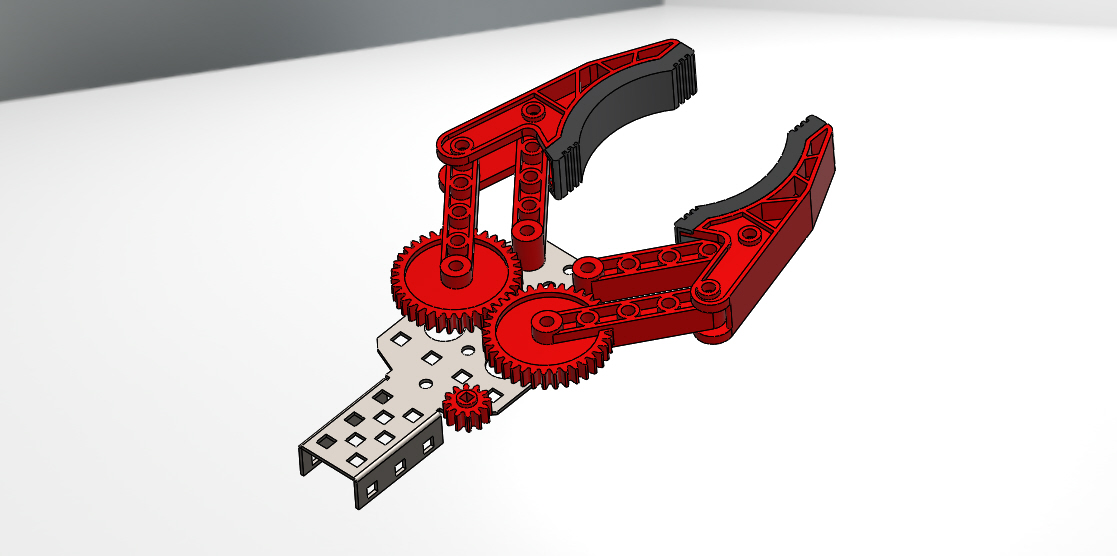 可以3D打印的机器人抓手末端执行器