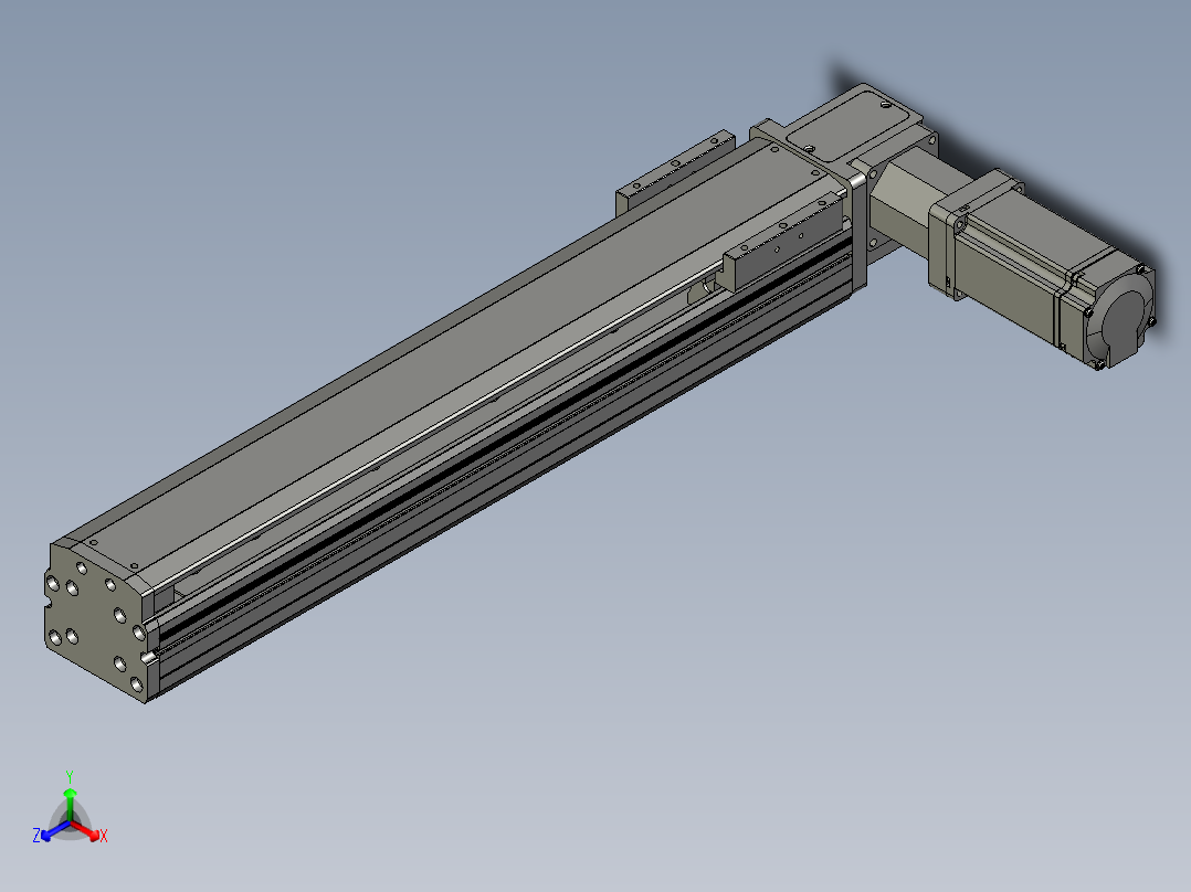 东锦同步带传动-直线滑台模组DH85B-L100-S400-BL-P400W