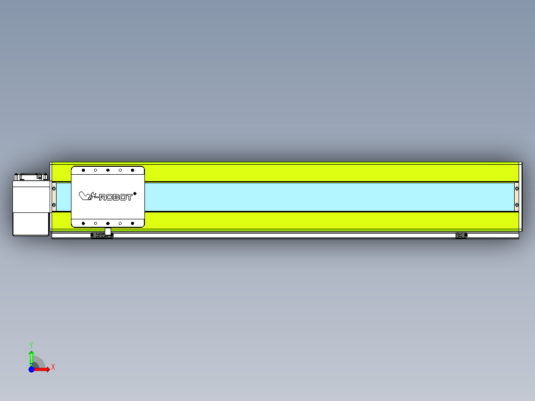 威洛博VBC同步带传动一无尘环境VBC17-L45-S850-BLD-ZP75-C3前视图