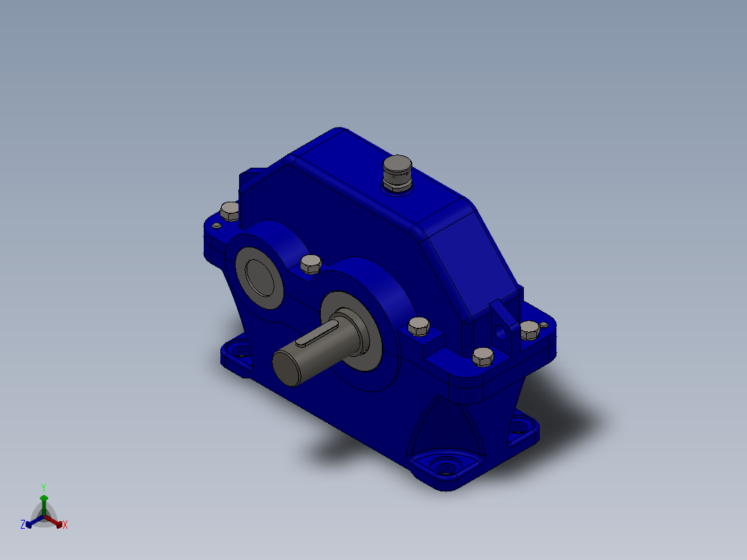 变速箱正等轴测图