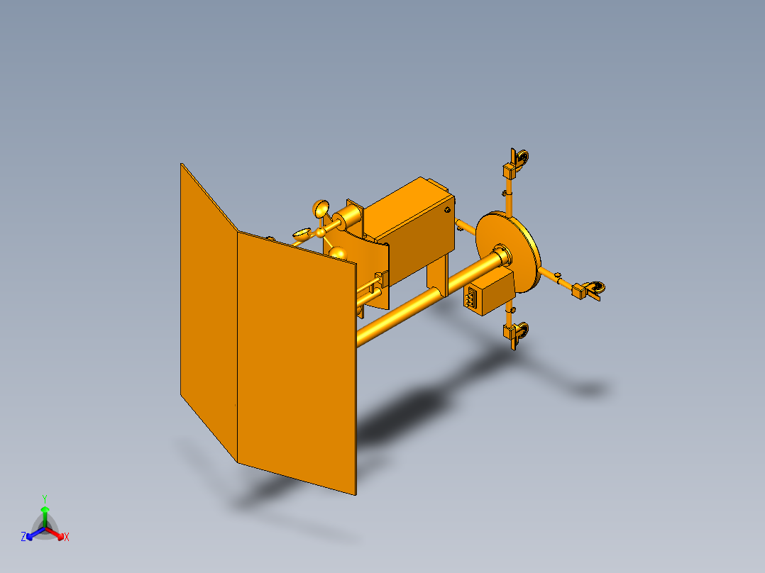 大气污染监测采样设备1531132===60正等轴测图