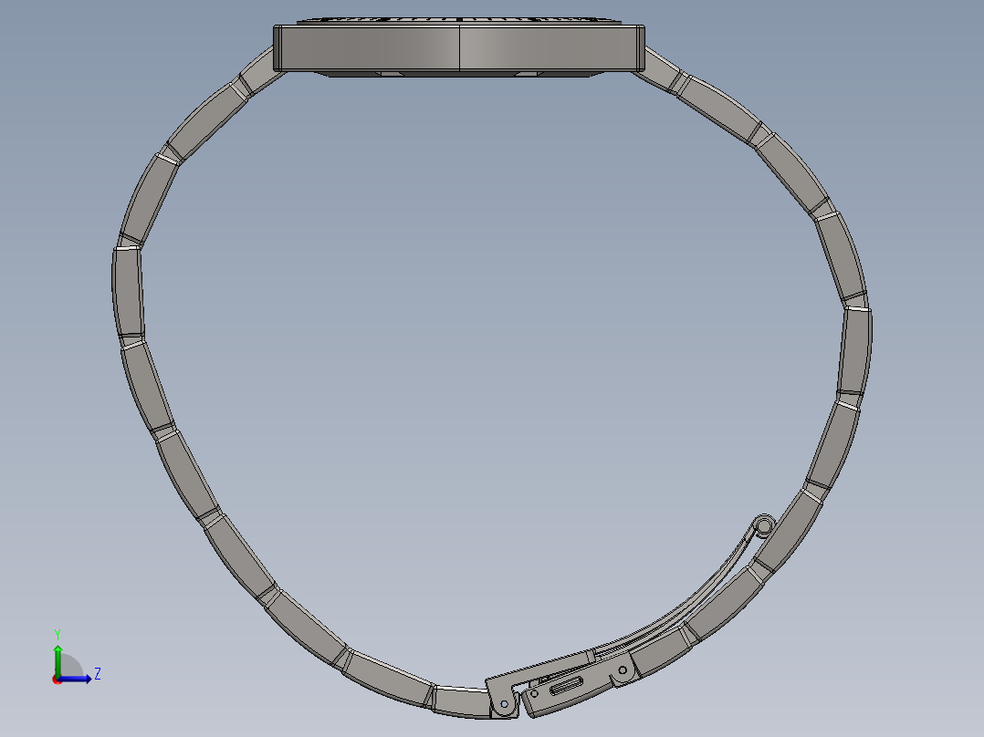 蒂索手表左视图