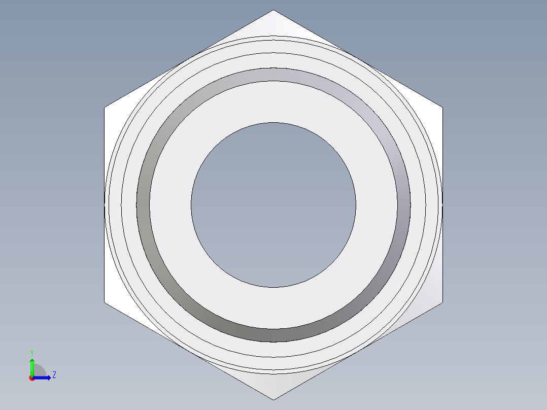 卡套式工业通用硬管接头EO_Male_Stud_connector_GE25SREDOMDCF左视图