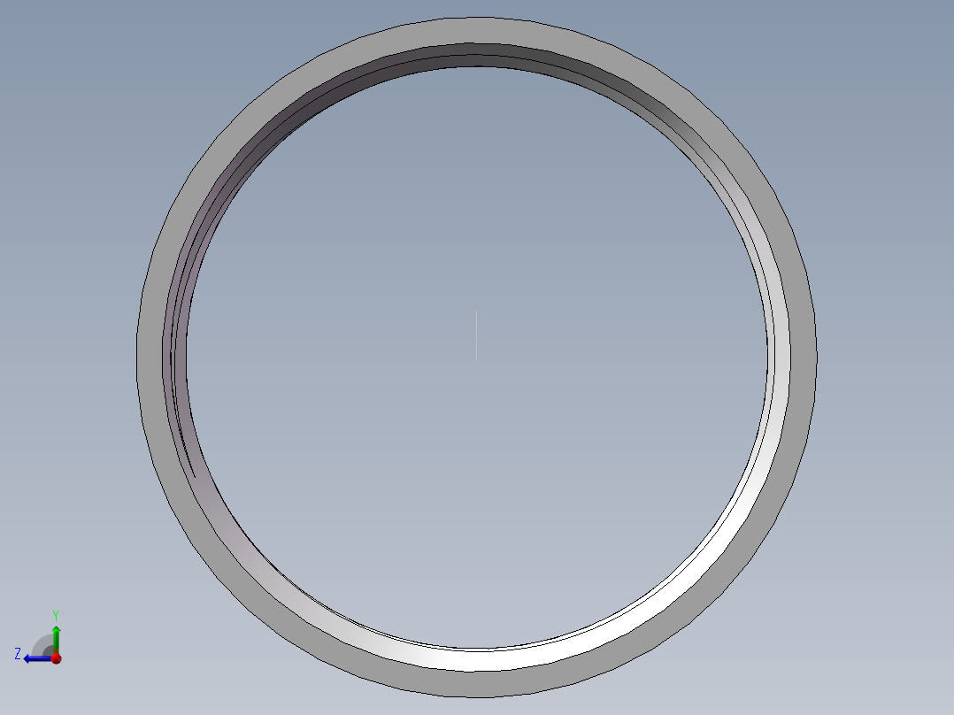 管箍-等径直通 DN40右视图