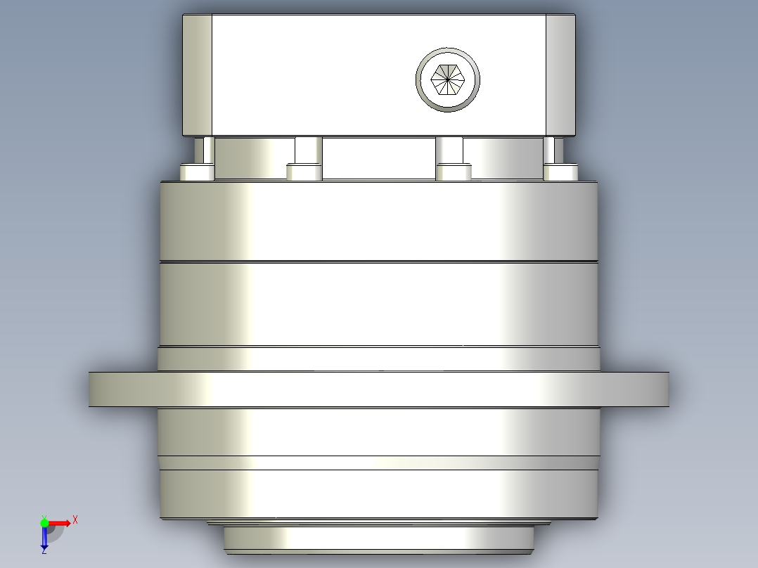 多摩川行星减速机TD-090-L1-19DC19俯视图