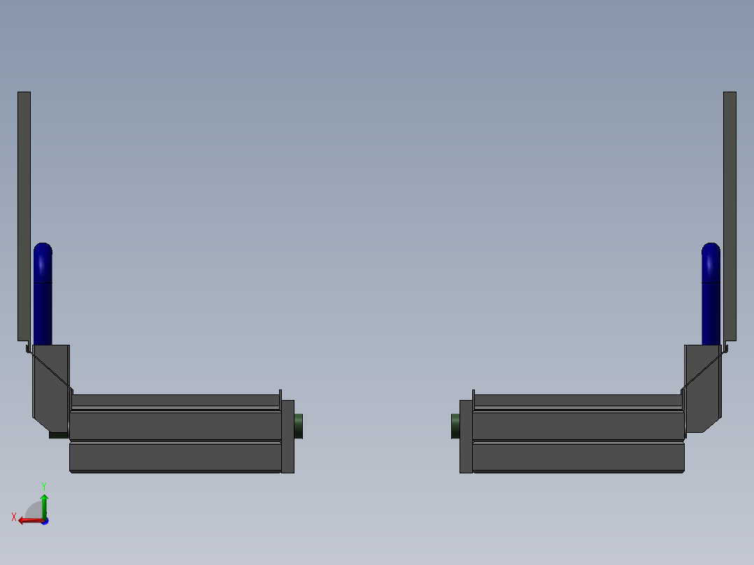 XT-600BQX 汽车轮胎清洗机后视图