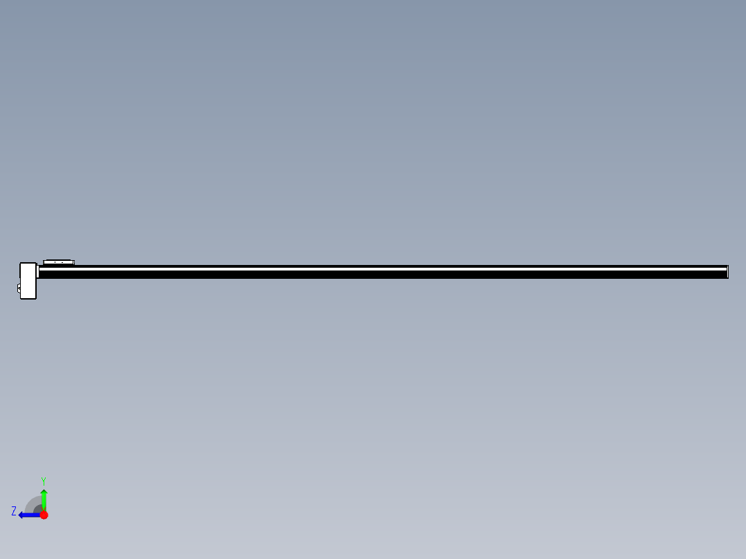 同步带全封闭直线模组TPA-HCB-105D-90-L2650-RP-Y-P20-N3右视图