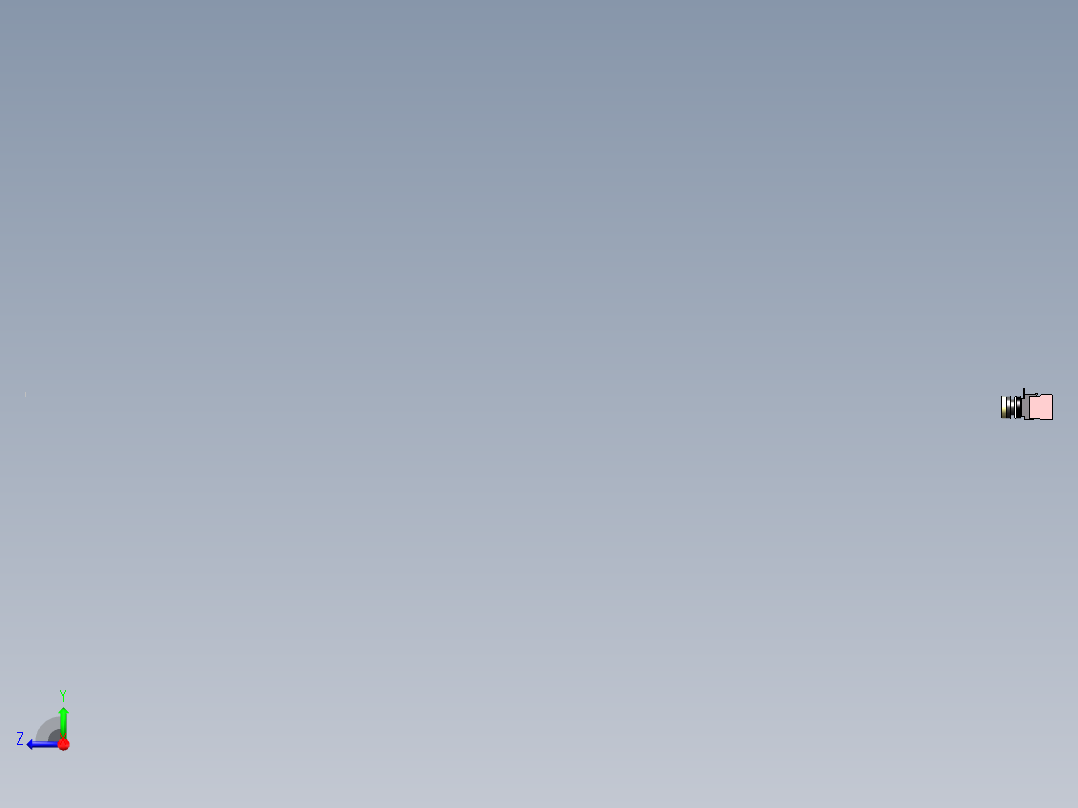 自复位按钮（不带灯）YW1B-M1E10Y（24V黄）右视图