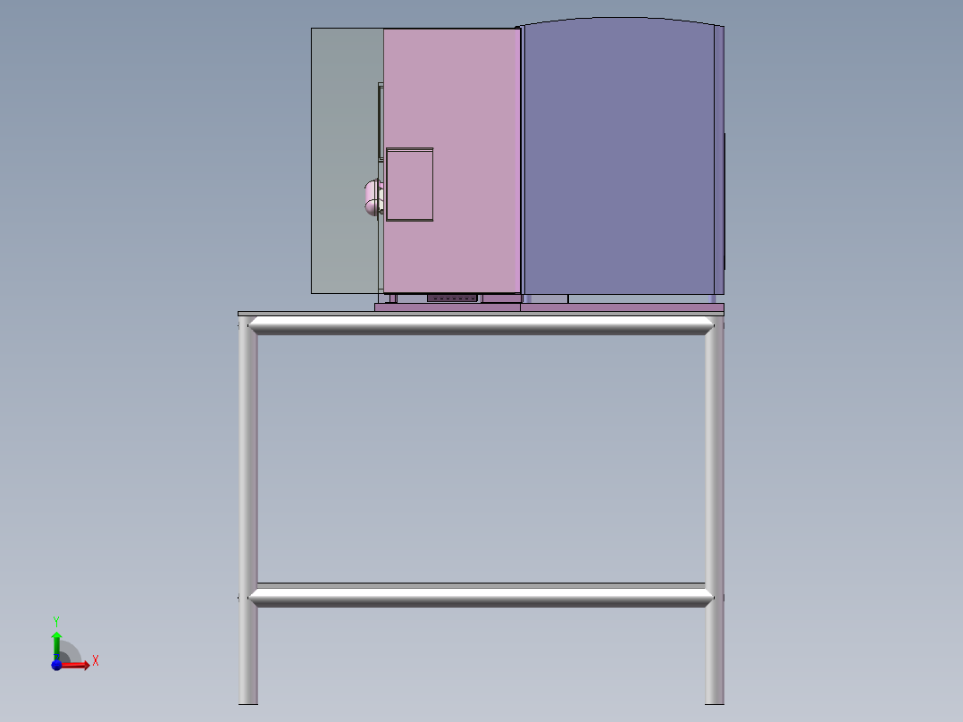 单个试管检测加载机sw22前视图