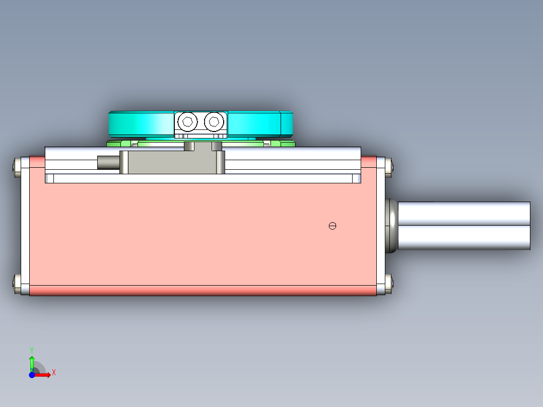 威洛博LNR电动转台LNR10-K-S-N前视图