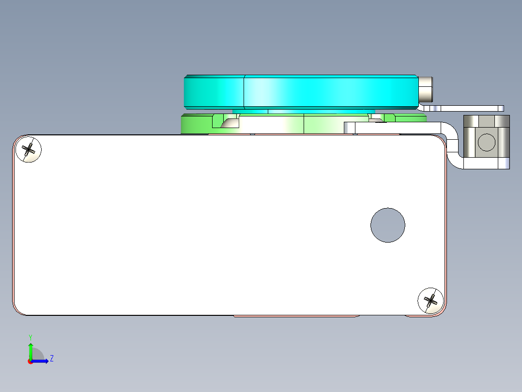威洛博LNR电动转台LNR10-K-S-N左视图