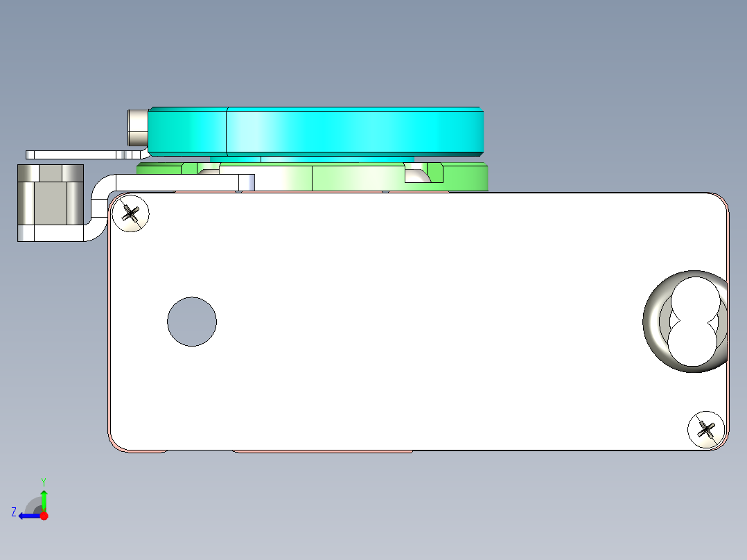 威洛博LNR电动转台LNR10-K-S-N右视图