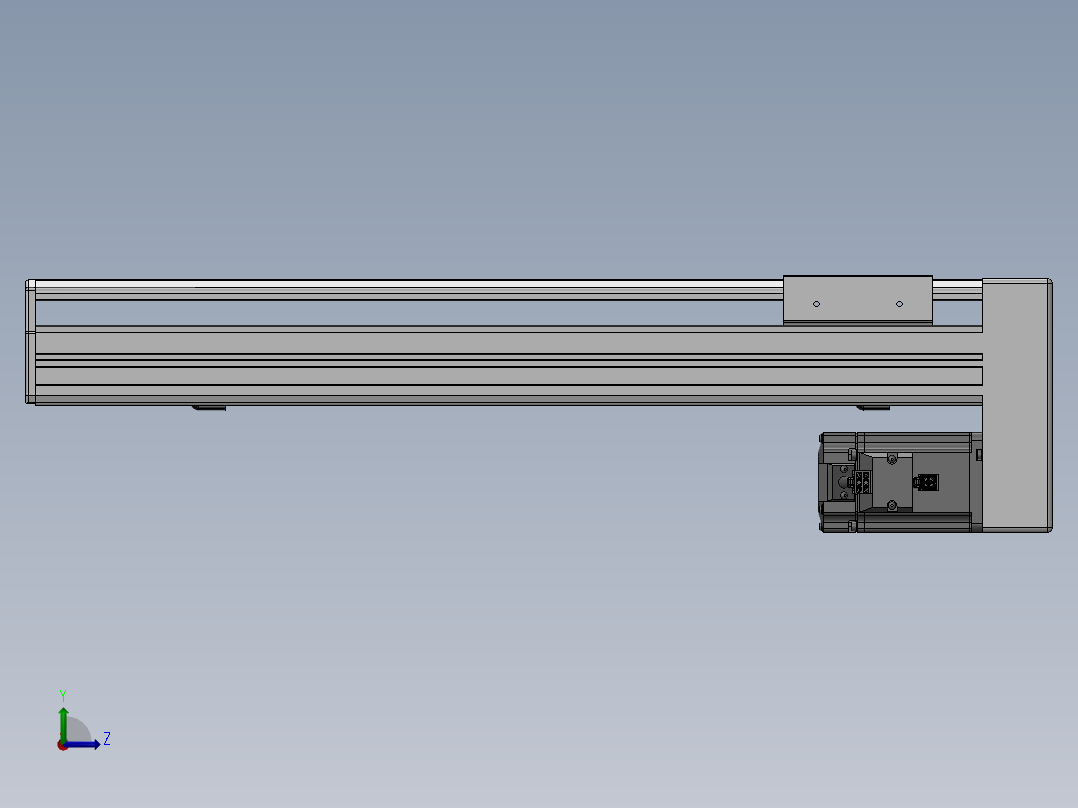 精密模组MY130-T10-400L-BM-P20B-C4-C左视图