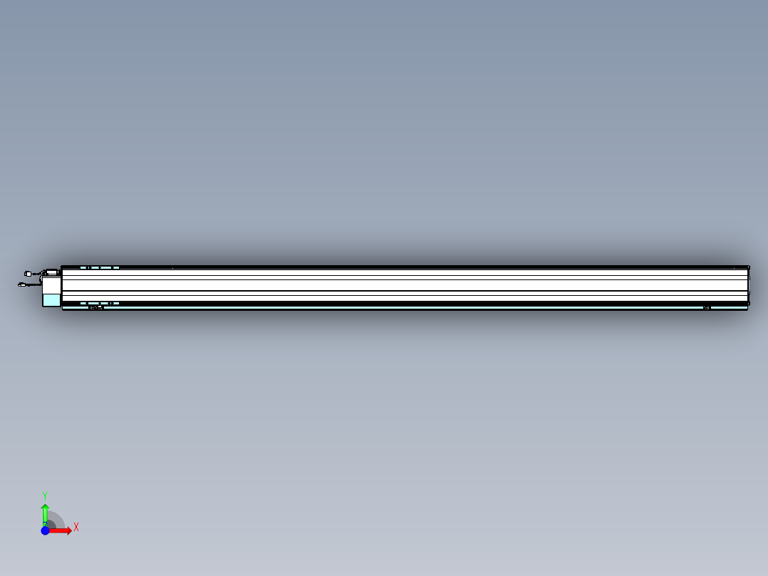 威洛博VBF同步带传动一般环境VBF14-L45-S2150-BLD-ZP40-C3前视图