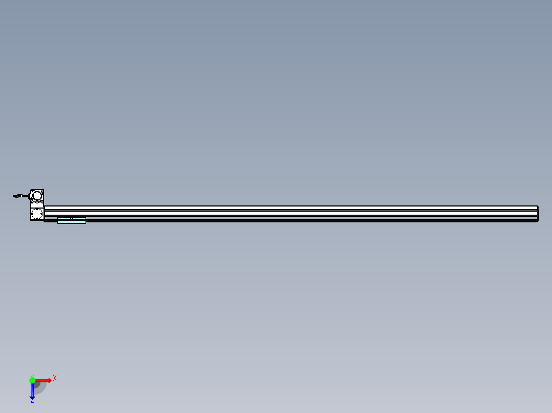 威洛博VBF同步带传动一般环境VBF14-L45-S2150-BLD-ZP40-C3俯视图