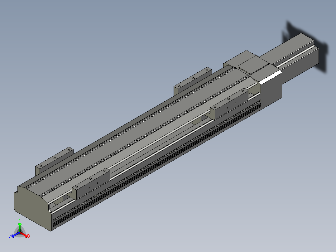 直线模组LHAT10-CA-S350-M-C3设计图纸