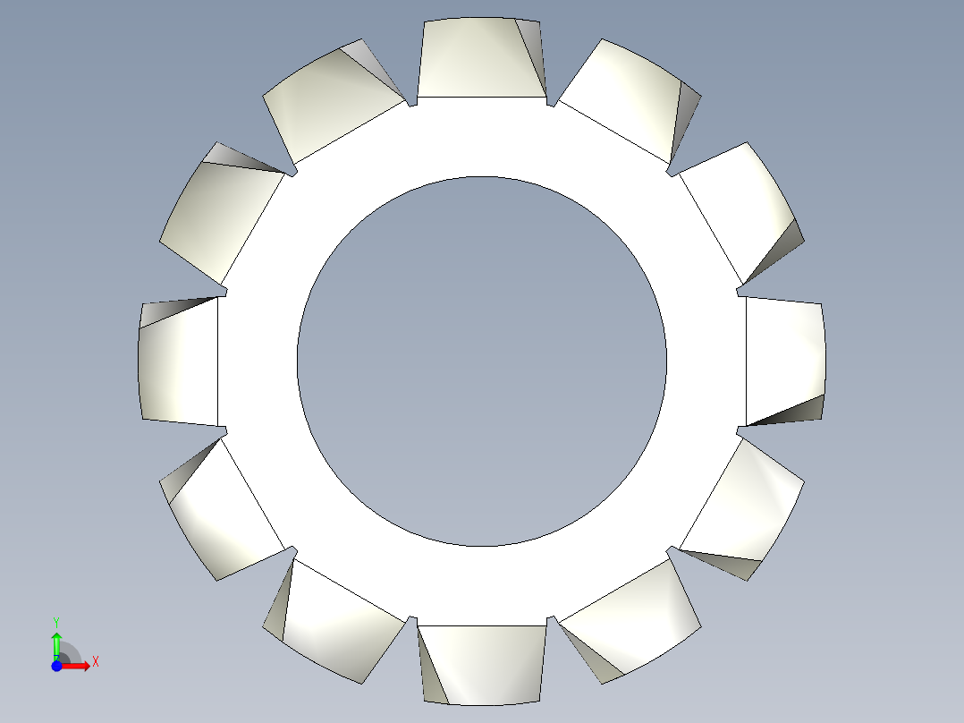EXTERNAL TOOTH LOCK WASHER for M4 SCREW.x_t前视图