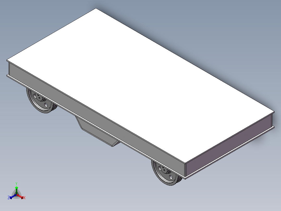 60T电动平车装配三维SW模型=1555927==400正等轴测图