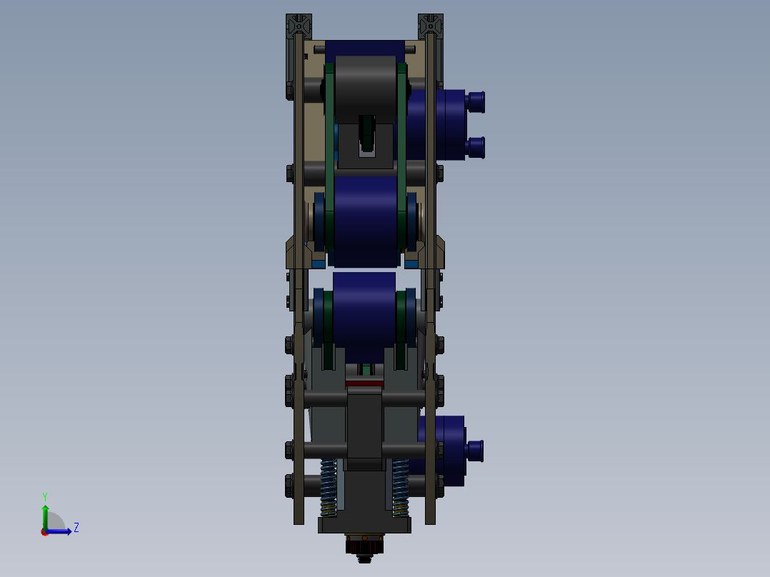 自动组装机左视图