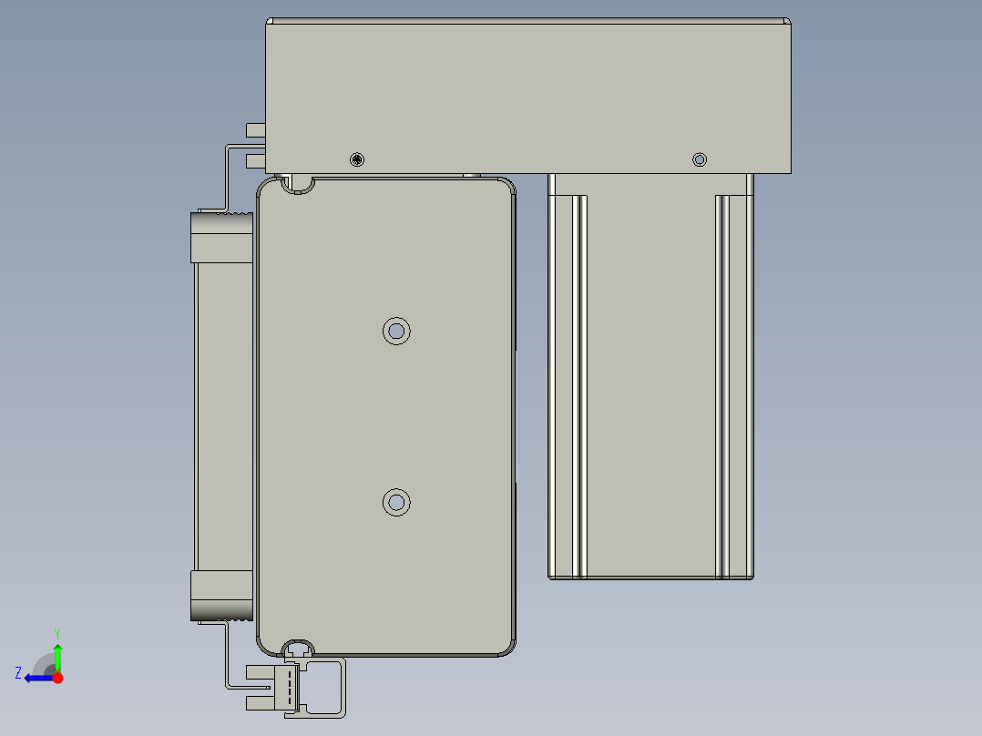 威洛博双电机滑台-VBC14S2-L50-S950-BD-P40-C6右视图