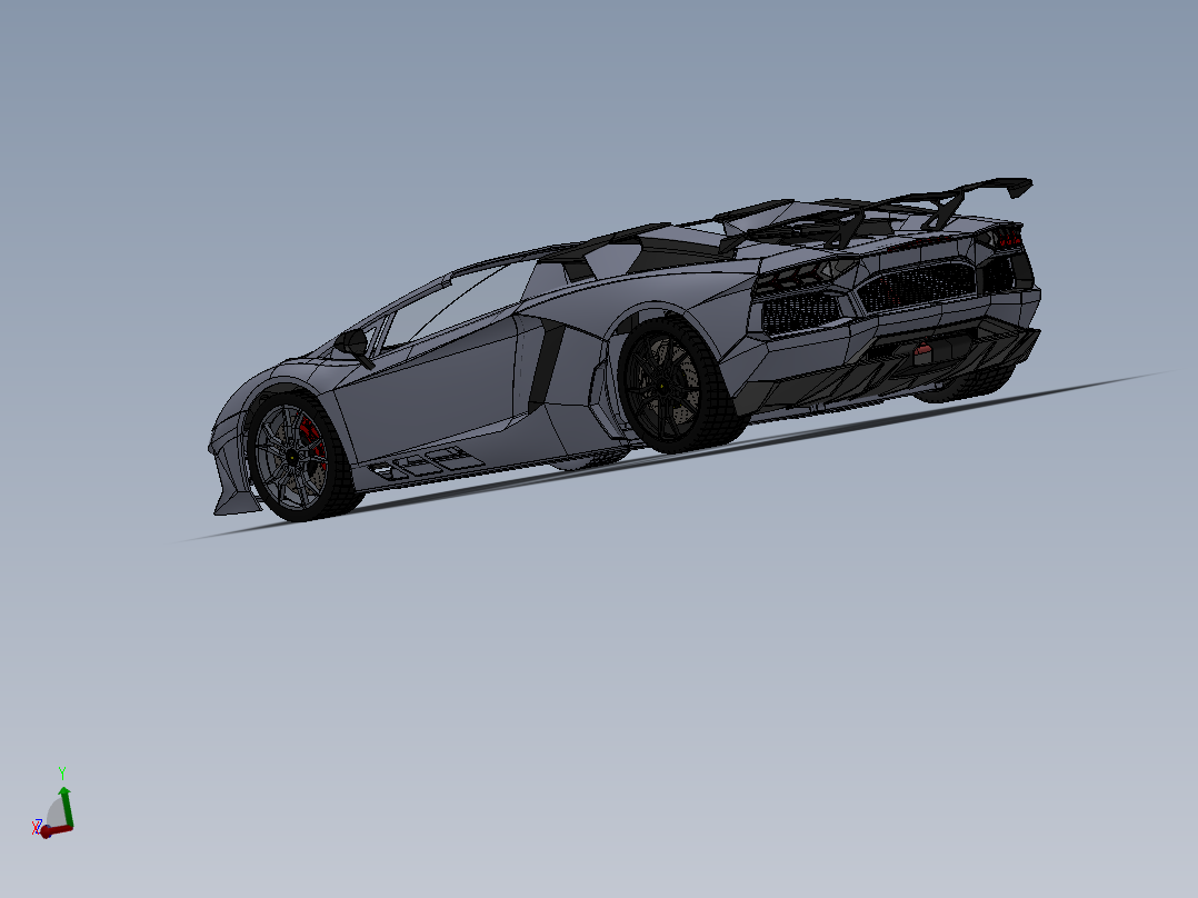 Aventador SV跑车<span style='color: red'>模型</span><span style='color: red'>3D</span><span style='color: red'>图纸</span> <span style='color: red'>Solidworks</span><span style='color: red'>设计</span> <span style='color: red'>附</span>STEP