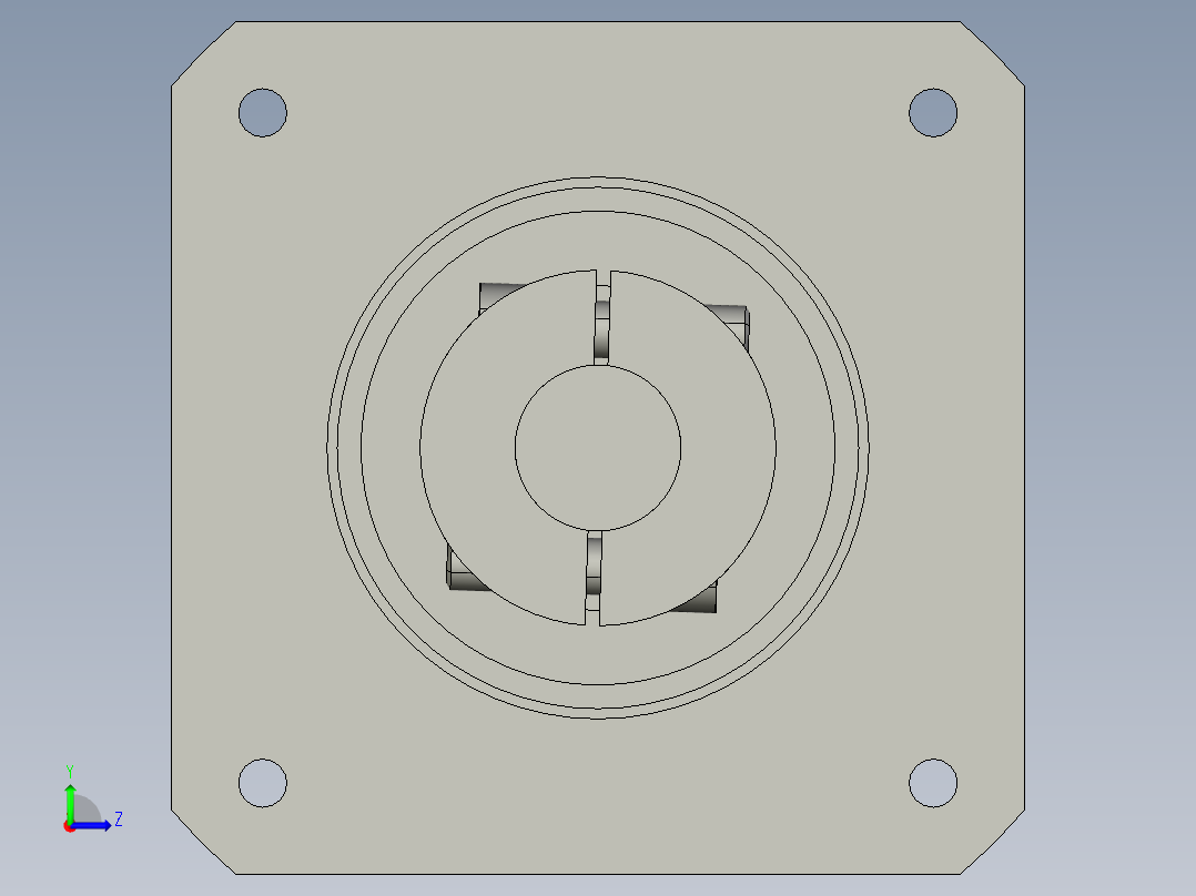 直齿PLE160-L2-LC 35-114.3-200-M12-ZJ.STEP左视图