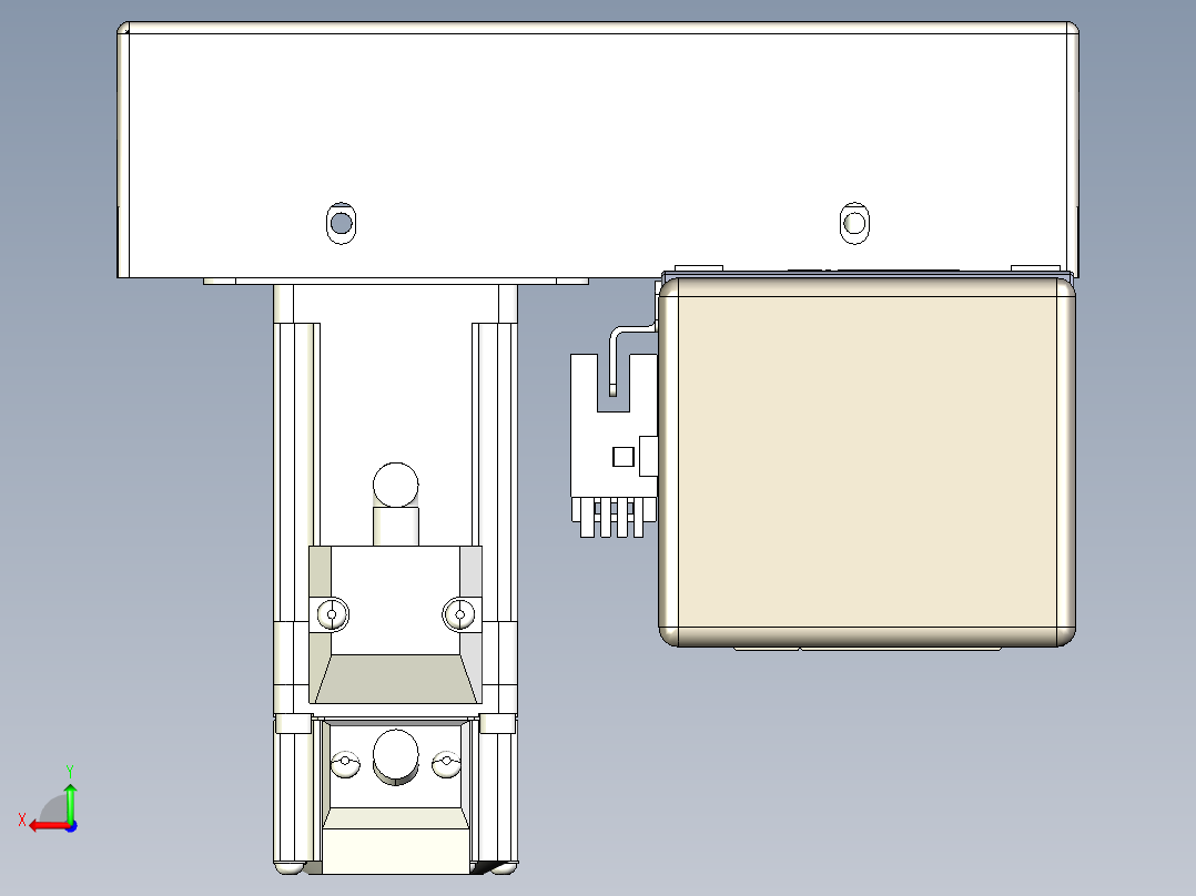 同步带全封闭直线模组TPA-HCB-65S-90-L750-MR-C-P10-N3后视图