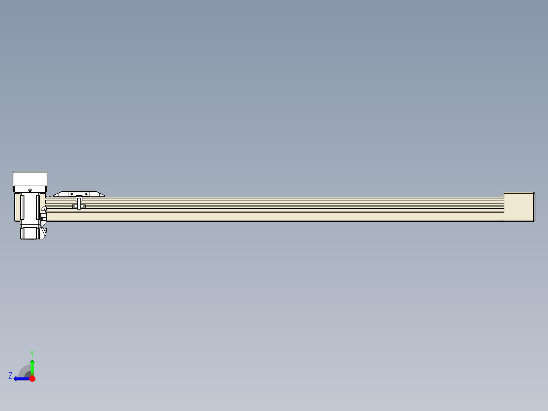 同步带全封闭直线模组TPA-HCB-65S-90-L750-MR-C-P10-N3右视图