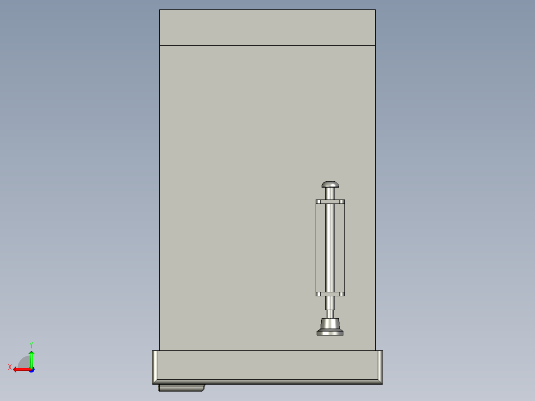 基恩士RD-50R_E_kc图纸模型后视图
