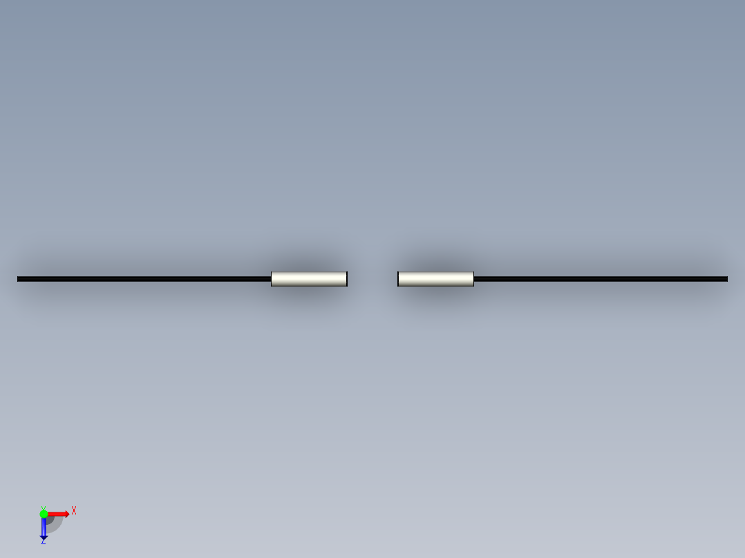 光纤元件对射型FT-D310Q俯视图