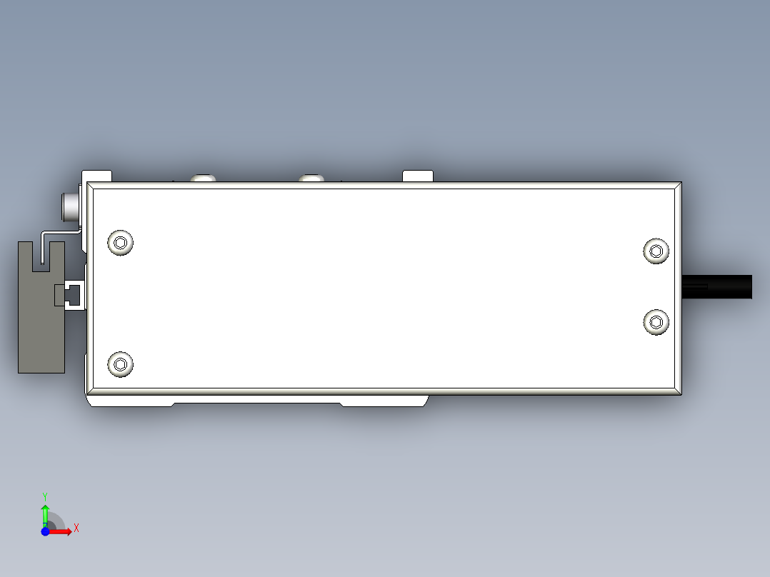 Toyo东佑达直线模组-ETH12-750-BL-100W+煞車前视图