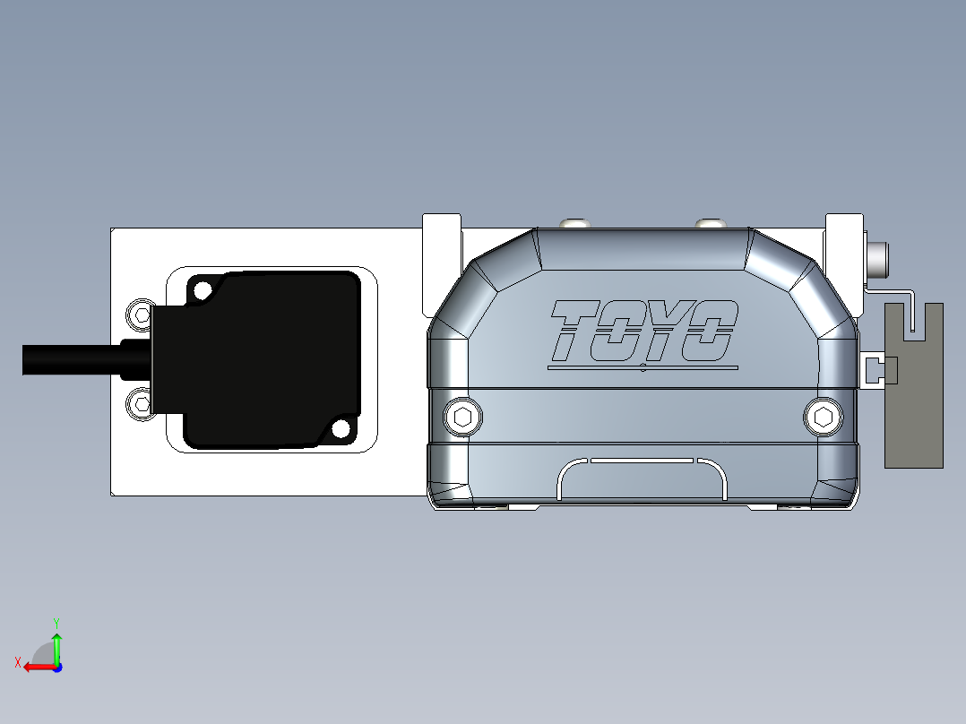 Toyo东佑达直线模组-ETH12-750-BL-100W+煞車后视图