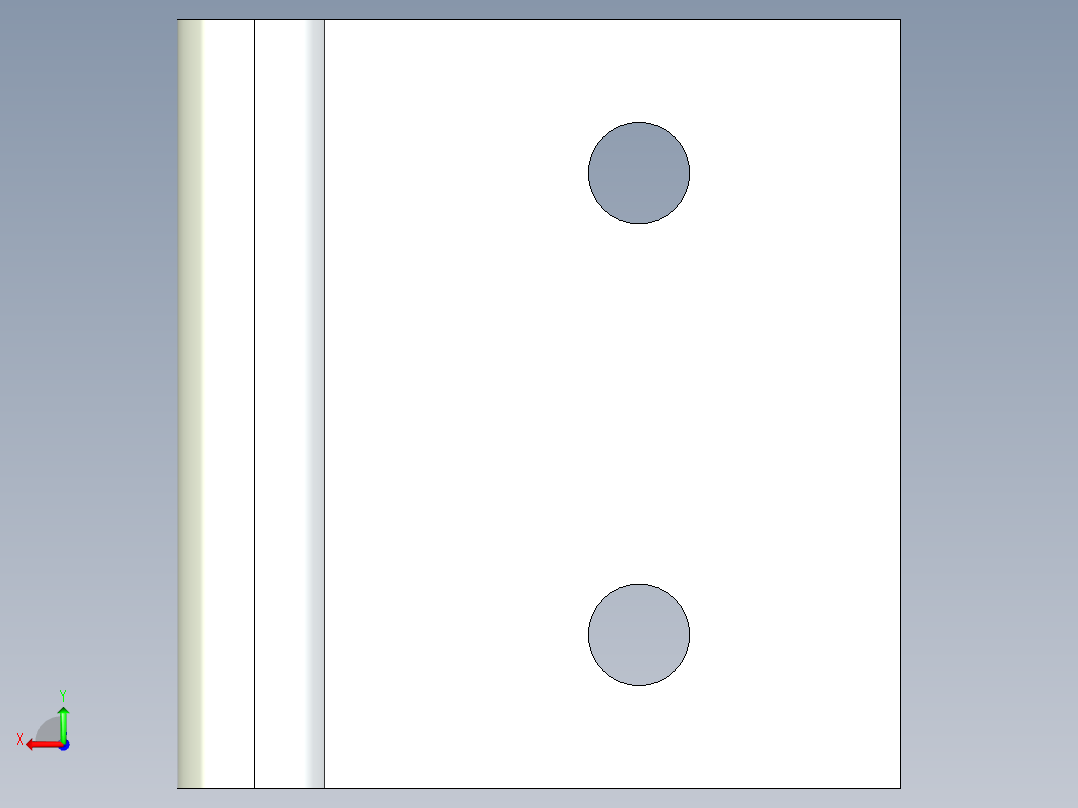 型材-BR 40X40 INTERNAL HINGE BR095AI40后视图