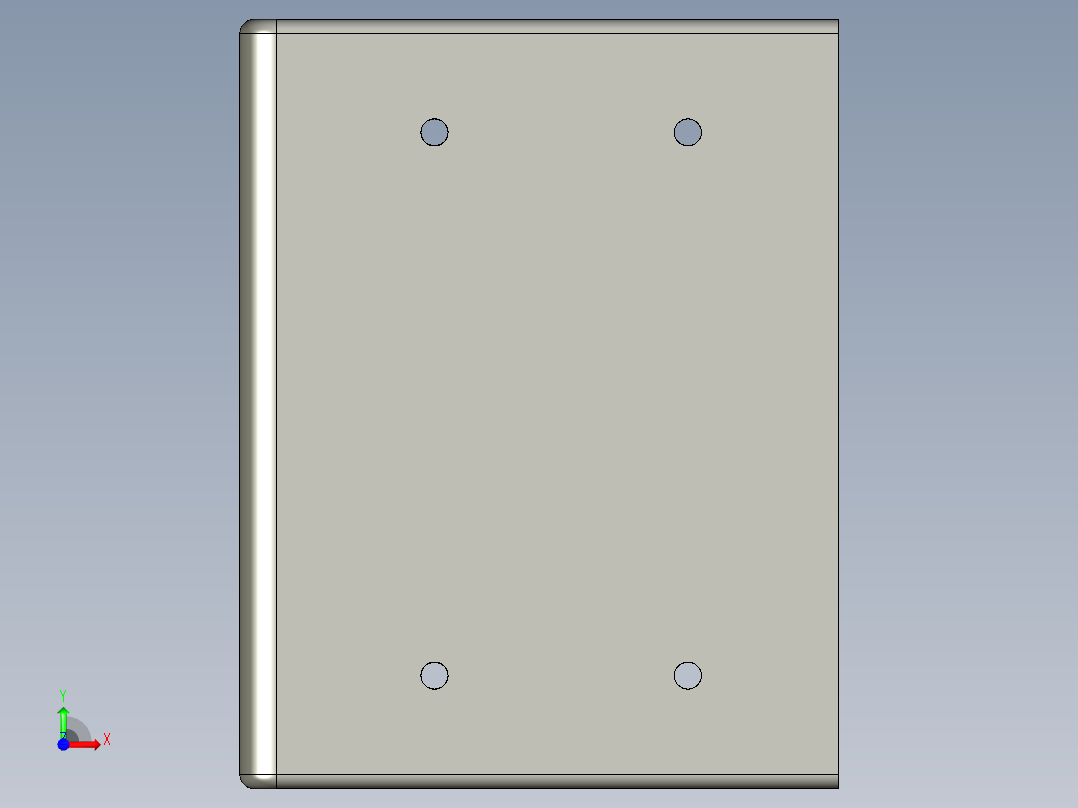 基恩士CA-U2plate2_kc图纸模型前视图
