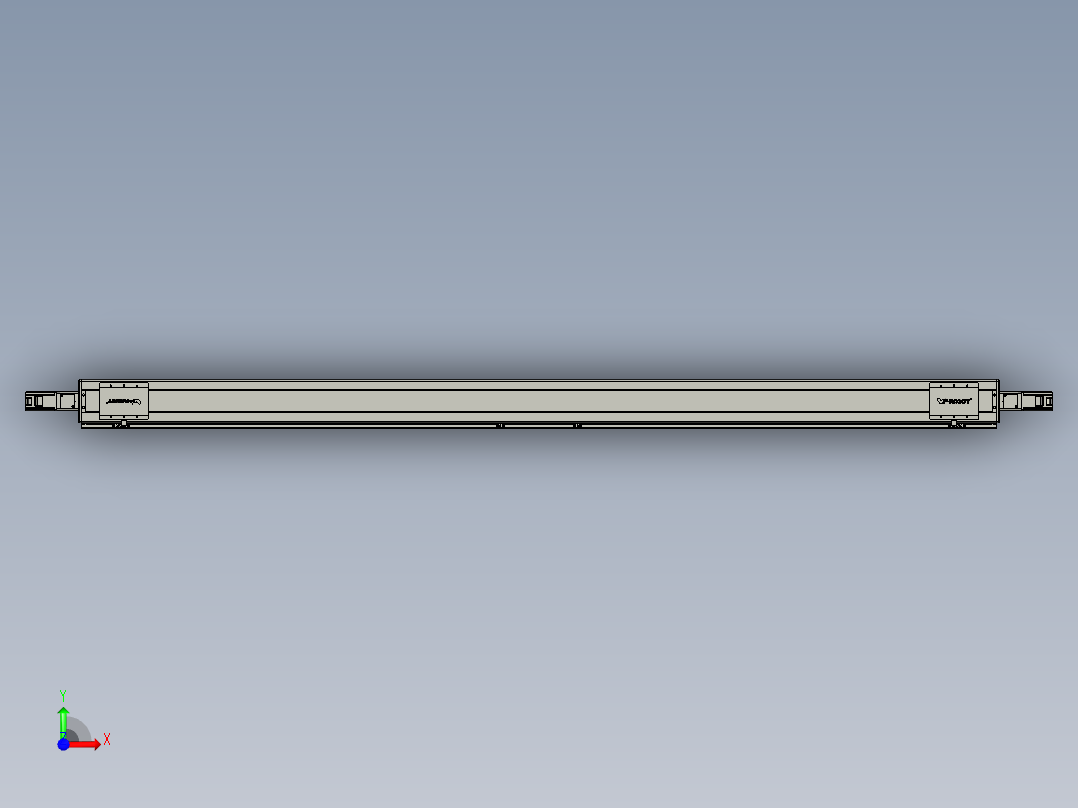 威洛博双电机滑台-VC14D2-S1200-BC-P40-C6前视图